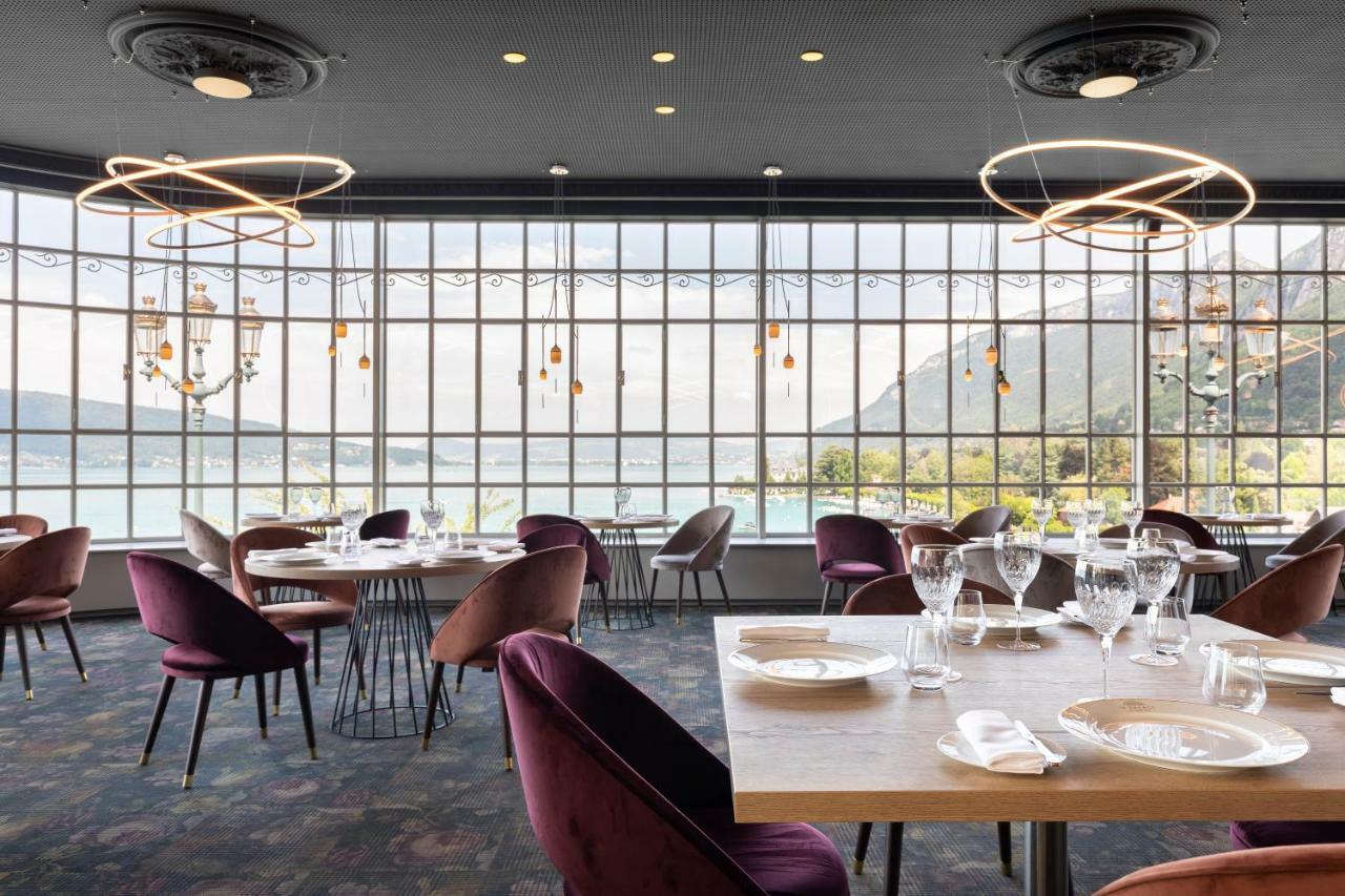 Le Palace De Menthon Kültér fotó Restaurant